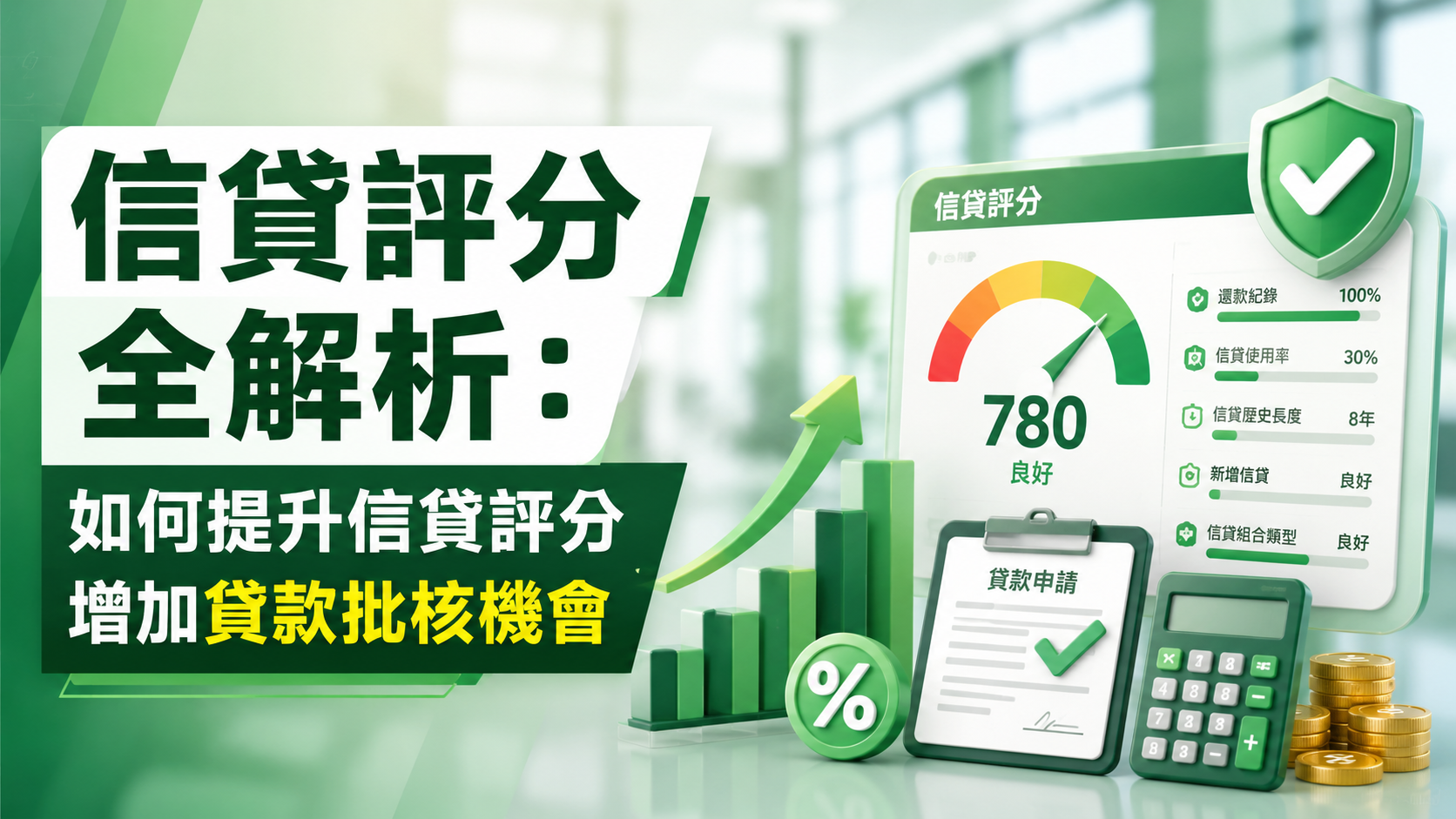 信貸評分全解析：如何提升信貸評分增加貸款批核機會
